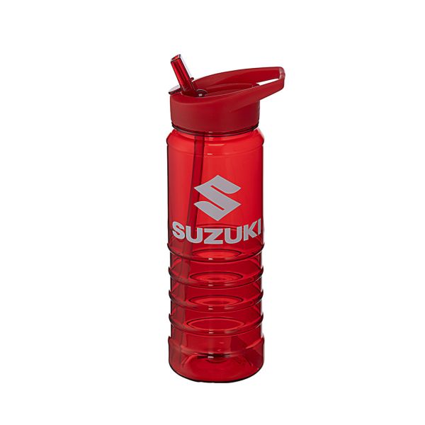 Suzuki Water Bottle 750ml - Red Overhead